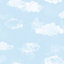 Galerie Tiny Tots 2 Sky Blue Cloud Smooth Wallpaper