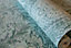 Galerie Tropical Collection Blue Banana Tahiti Inspired Damask Wallpaper Roll