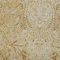 Galerie Tropical Collection Peanut Tahiti Inspired Damask Wallpaper Roll