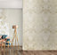 Galerie Tropical Collection Pine Nut Tahiti Inspired Damask Wallpaper Roll