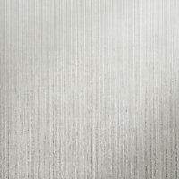 Galerie Universe Fossil Grey Metallic Stripe Wallpaper Roll