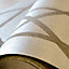 Galerie Universe Sand Beige Saturn Glass Stone Geometic Lines Wallpaper Roll