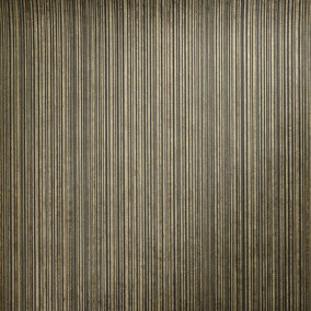 Galerie Universe Umber Brown Jupiter Metallic Stripe Wallpaper Roll
