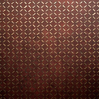 Galerie Urban Classics Antique Red Soho Metallic Industrial Grid Wallpaper Roll