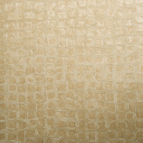 Galerie Urban Classics Brown Gold Manhattan Metallic Loft Tiles Wallpaper Roll