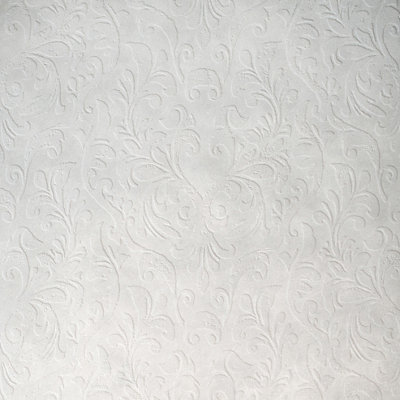 Galerie Urban Classics Flock Damask Silver Grey Wallpaper 81255