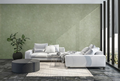 Galerie Urban Classics Sage Green Portobello Abstract Texture Metallic Wallpaper Roll
