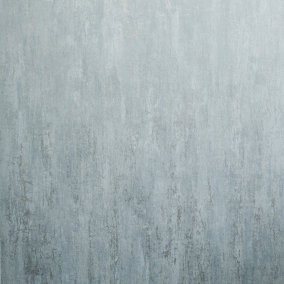 Galerie Urban Classics Steel Blue Brera Metallic Abstract Distress Wallpaper Roll