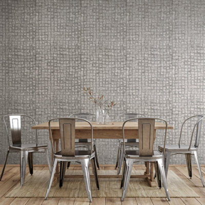 Picture of Galerie Urban Classics Taupe Grey Manhattan Metallic Loft Tiles ...