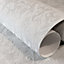 Galerie Urban Classics Taupe Grey Mayfair Flocked Damask Wallpaper Roll