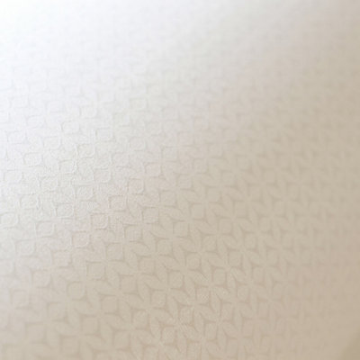 Galerie Urban Classics White Haga Metallic Geometric Vignette Stripe Wallpaper Roll