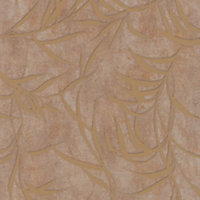 Galerie Urban Textures Metallic Copper/Gold Leaf Wallpaper Roll