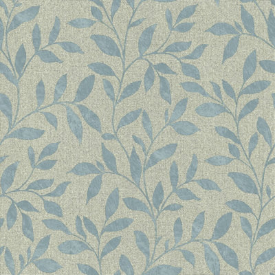 Galerie Utopia Blue Loose Leaf Wallpaper Roll