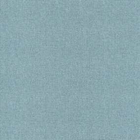 Galerie Utopia Blue Plain Weave Effect Wallpaper Roll