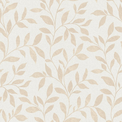 Galerie Utopia Cream Loose Leaf Wallpaper Roll