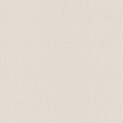 Galerie Utopia Light Beige Plain Weave Effect Wallpaper Roll