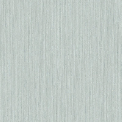 Galerie Utopia Light Blue Vertical Weave Stripe Sheen Finish Wallpaper Roll