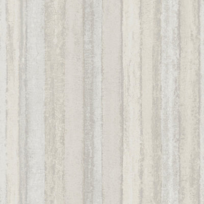 Galerie Utopia Silver/Grey Nomed Stripe Sheen Finish Wallpaper Roll