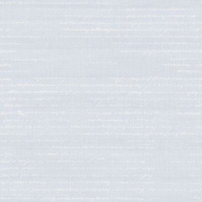 Galerie Vintage Roses Blue Pretty Script Smooth Wallpaper
