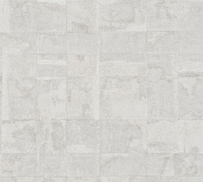 Galerie Welcome Home Beige Squares Wallpaper