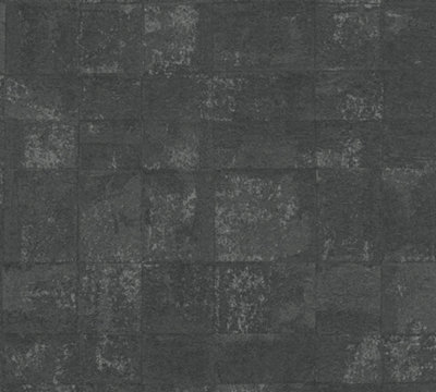 Galerie Welcome Home Black Squares Wallpaper