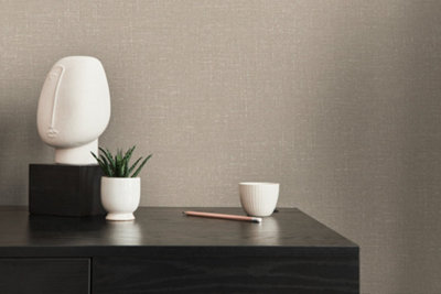 Galerie Welcome Home Bronze Brown Bark Texture Wallpaper