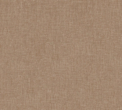 Galerie Welcome Home Bronze Brown Cotton Texture Wallpaper