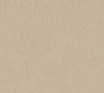 Galerie Welcome Home Bronze Brown Cotton Texture Wallpaper | DIY at B&Q