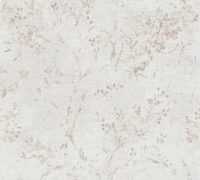 Galerie Welcome Home Cream Rustic Blossom Wallpaper