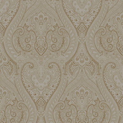 Galerie Zen Bronze Brown Floral AM22002-2 Wallpaper