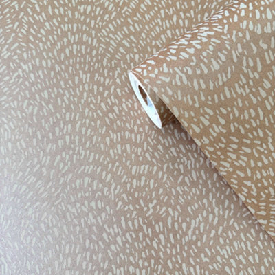 Galerie Zen Bronze Brown Geometric DWP0363-08 Wallpaper