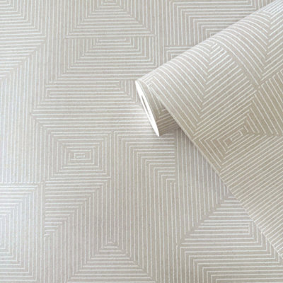 Galerie Zen Cream Geometric DWP0368-04 Wallpaper