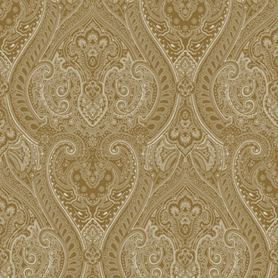 Galerie Zen Gold Floral AM22002-1 Wallpaper