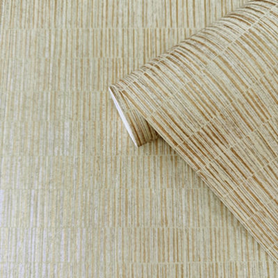 Galerie Zen Gold Stripe DWP0362-04 Wallpaper