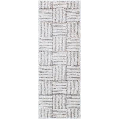 Galey Alix x Livabliss Architect GAAR2301 Modern Ivory Dark Brown ...