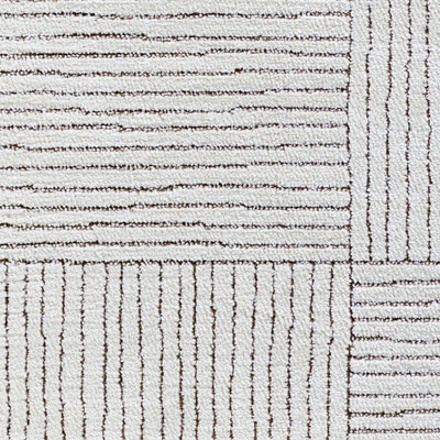 Galey Alix x Livabliss Architect GAAR2301 Modern Ivory Dark Brown ...