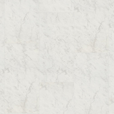 Galle Italian Matte Marble Effect Glue-Down Luxury Vinyl Tile - (2mm LVT) For Home & Contract Commercial Use - Covers 3.71sqm