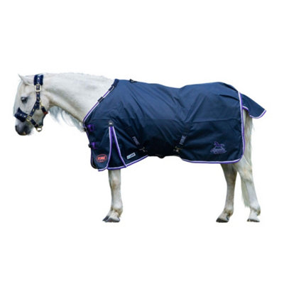 Tappeto Gallop Ponie 100g Duraproof Combo Affluenza | Beige Navy Impermeabile