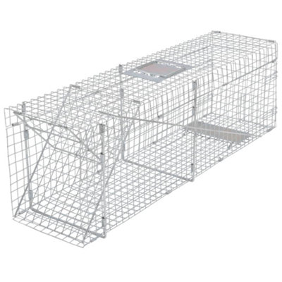 Galvanised Animal Live Trap 100 cm
