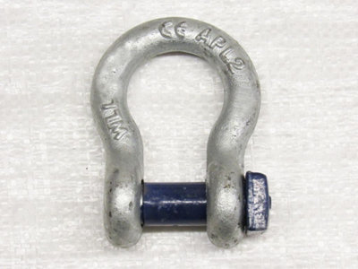 Galvanised Bow Shackle With Square Head 4.75 Ton (4750KGS Marine Boat ...