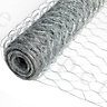 Galvanised Chicken Wire/Mesh Fencing Netting Rabbit Fence Garden 50mm x 120cm x 25m (22g)