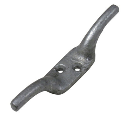 Galvanised Cleat Hooks 5" X2 (Washing Line Blind Cord Tie Back Trailer Rope)