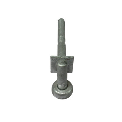 Galvanised Field Gate Hook to Bolts 16" with 3/4" Pin X2 (Pair Heavy Duty Fieldgate Hinge Hanger)