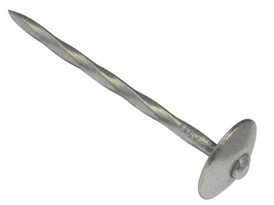 Galvanised Forgefix Spring Head Nails 65mm - 500G Bag for Roofing