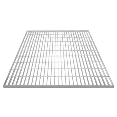 Galvanised Grating Floor Forge Walkway Mesh Panel Grid Drainage 100cm x 100cm x 3cm