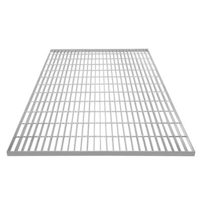 Galvanised Grating Floor Forge Walkway Mesh Panel Grid Drainage 120cm x 100cm x 3cm