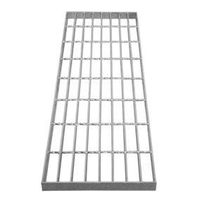 Galvanised Grating Floor Forge Walkway Mesh Panel Grid Drainage 80cm x 27cm x 3cm