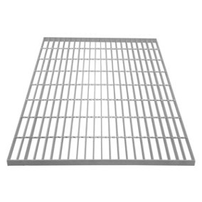 Galvanised Grating Floor Forge Walkway Mesh Panel Grid Drainage 80cm x 80cm x 3cm