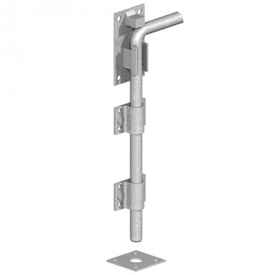 Galvanised Heavy Duty Drop Bolt 450mm 18 Inches