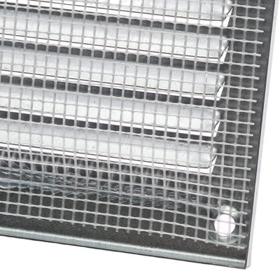 Galvanised Steel Air Vent Grille 100mm x 100mm with Fly Screen — free download